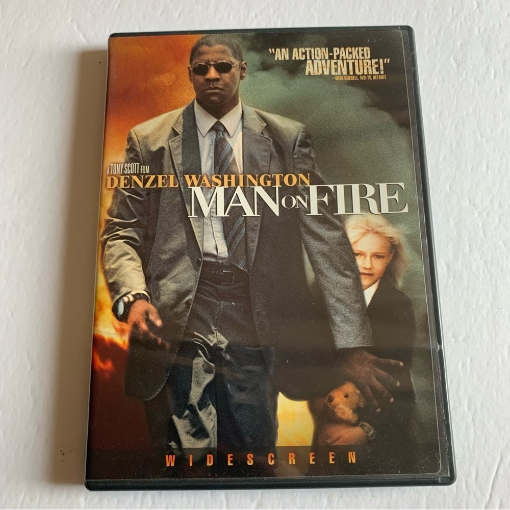 Man on Fire Widescreen DVD Denzel Washington